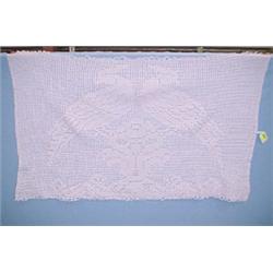 21" x 37" Crochet Table Cover...