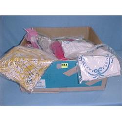 Box of Assorted Linens...