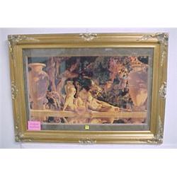 19" X 33" Maxfield Parrish Print...