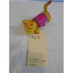 Wind-Up Celluloid Cat (works)