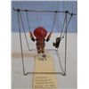 Image 3 : Celluloid Acrobat on Metal Swing (works, no key)
