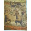 Image 7 : 3 Ring Circus Turn of The Century Paper On Wood Ad