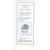 Image 3 : Nat. Emerald .58ct w/ Diamond Ring