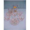 Image 1 : Asstd. Pink Depression Glass, Etc....