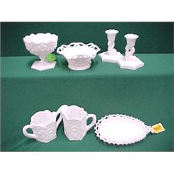 Asstd. Milk Glass Items...