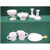 Image 1 : Asstd. Milk Glass Items...