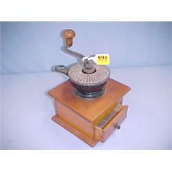 Oak Coffee Mill...