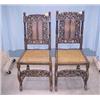 Image 1 : Pair of Jacobean Revival Chairs...