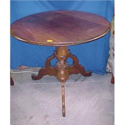 Victorian Walnut Round Table...