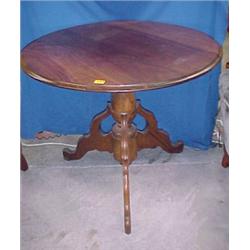 Victorian Walnut Round Table...