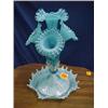 Image 1 : Blue Opalescent Epergne...