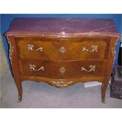 French Marble Top Chest...