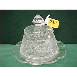 Clear Glass Butter Dome...