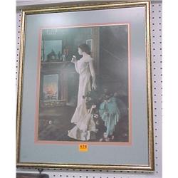 Framed Victorian Style Print...