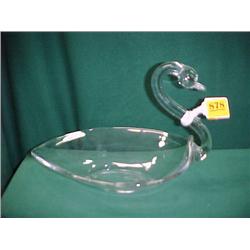 Crystal Swan Bowl...