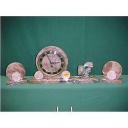 Art Deco Clock Set...