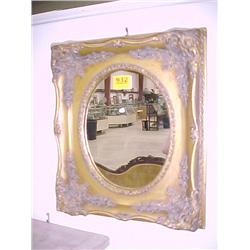 Gilt Framed Oval Mirror...