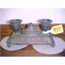 Cast Iron Inkwell Stand...