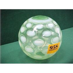 Opalescent Vaseline Light Globe...