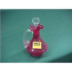 Ruby Glass Cruet...