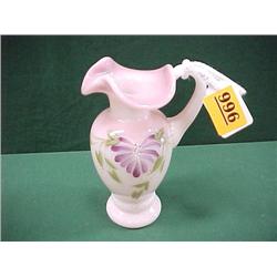 New Fenton Rosalene Pitcher...