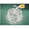 Image 1 : Clear Glass Butter Dome...