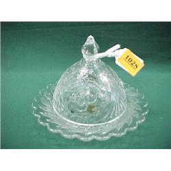 Clear Glass Butter Dome...