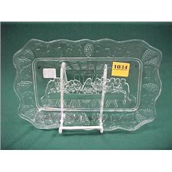 Clear Glass Bread Plate...