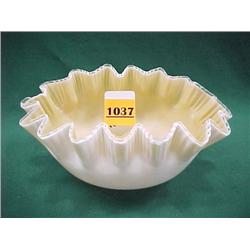 Satin Glass Oval Bowl...