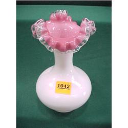 Cased Glass Vase...