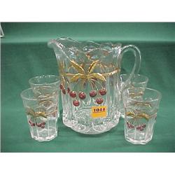 Clear Glass Water Set...