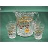 Image 1 : Clear Glass Water Set...