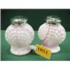 Image 1 : Pair of Pink Slag S/P Shakers...