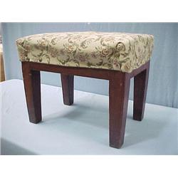 Tapestry Covered Foot Stool...