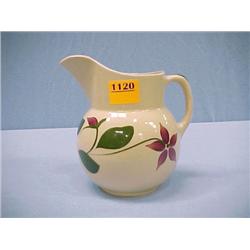 Watt Pottery "Star Flower" Pitcher...