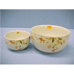 Two Hall Jewel Tea Bowls...