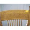 Image 2 : Oak Pressed Back Rocker...