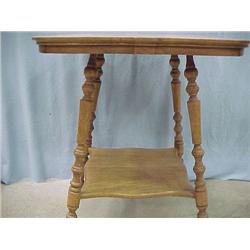 Tiger Oak Lamp Table...