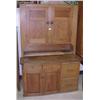 Image 1 : Cherry Wood Kitchen Cabinet...