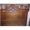 Image 2 : Carved Oak French Bed...