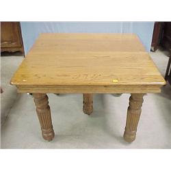 Square Oak Dining Table...