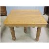 Image 1 : Square Oak Dining Table...