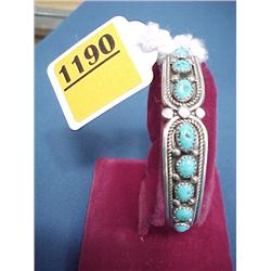 Silver and Turquoise Bracelet...