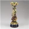 FRENCH PALISSY WARE tall vase, circa 1885, modeled as a giant shell, applied with naturalisticall…