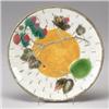 Image 1 : WEDGWOOD Argenta ware fruit plate, dated 1880, decorated with an orange and fruiting branches. Pr…