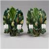 Image 1 : Fine and rare pair of Victorian MAJOLICA double wall sconces, probably French, circa 1870, each w…