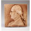 Image 1 : Fine BEAVER FALLS tile designed by Isaac Broome with the portrait of George Washington in profile…