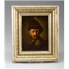 Image 1 : Fine and rare ROOKWOOD Standard Glaze plaque painted by Grace Young after Rembrandt's Portrait of…