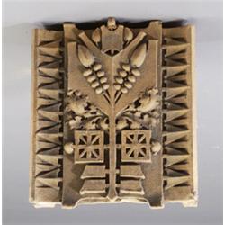 Pier capital (no. M3) designed by GEORGE ELMSLIE for the Oliver P. Morton School of Hammond, Ind.…