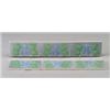 Image 1 : Six GILLIOT & Cie (Hemixem, Belgium) border tiles, decorated in cuenca with blue blossoms and gre…